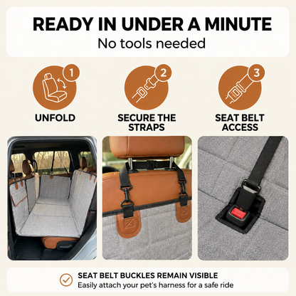 Waterproof Dog Car Seat Cover